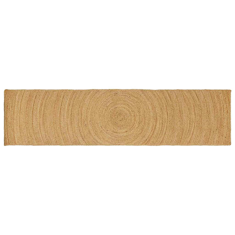 vidaXL Tapetes de área Retangular Castanho 60 x 400 cm Juta 1