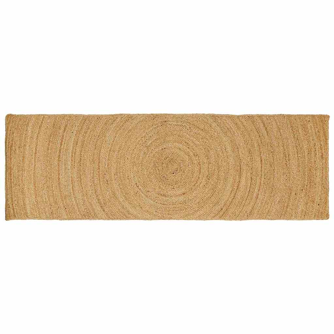 vidaXL Tapetes de área Retangular Castanho 80 x 200 cm Juta 1