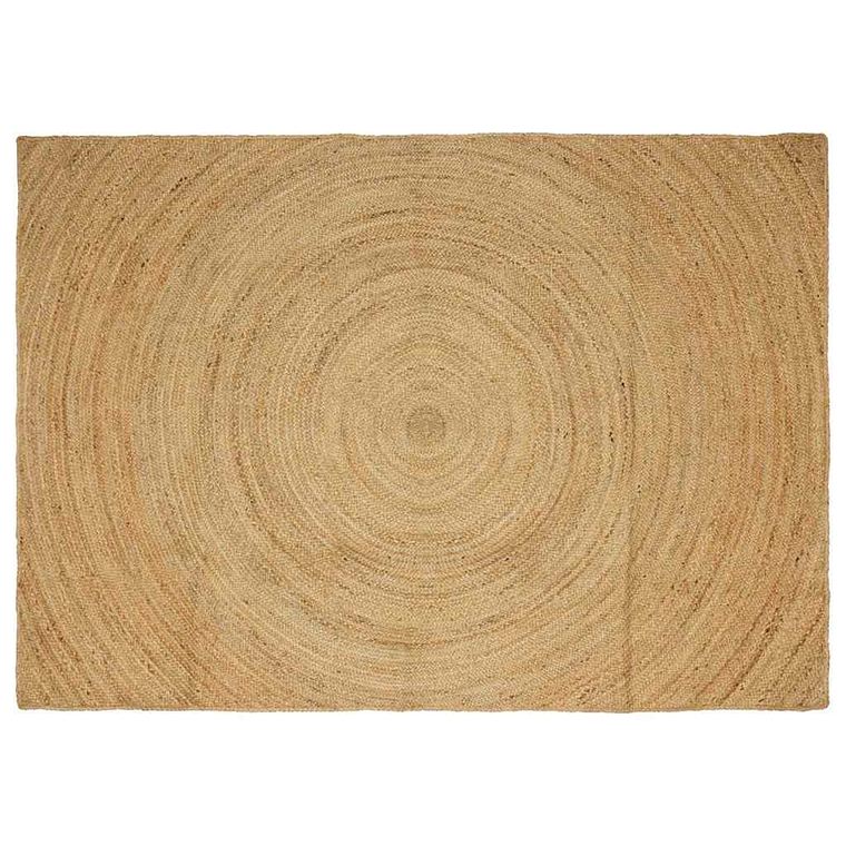 vidaXL Tapetes de área Retangular Castanho 240 x 340 cm Juta 1