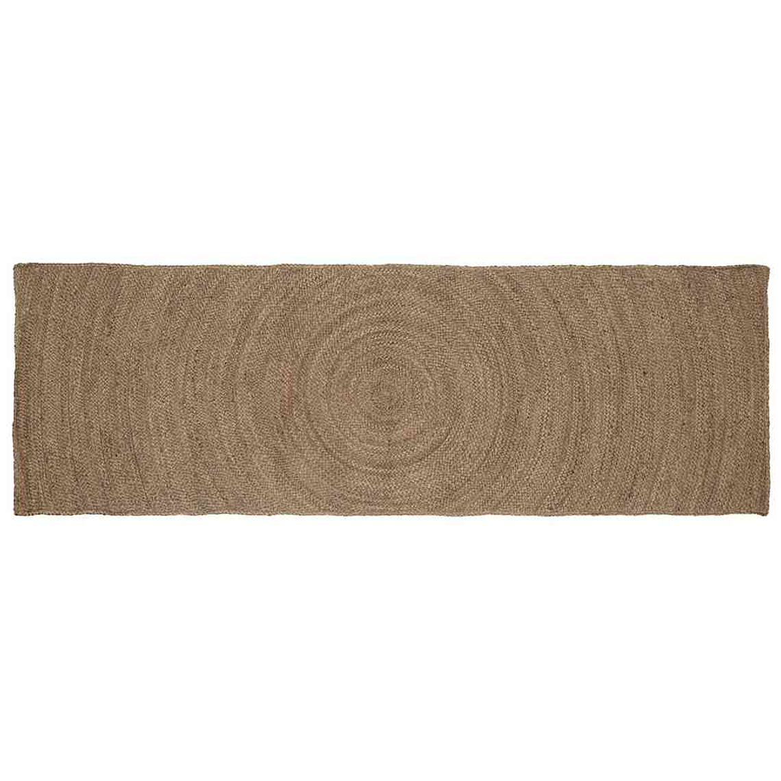 vidaXL Tapetes de área Retangular Cinzeto 60 x 200 cm Juta 1