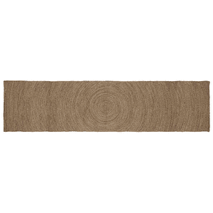 vidaXL Tapetes de área Retangular Cinzeto 80 x 400 cm Juta