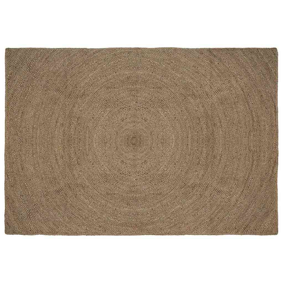 vidaXL Tapetes de área Retangular Cinzeto 200 x 290 cm Juta 1