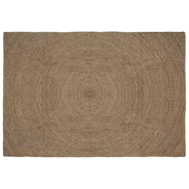 vidaXL Tapetes de área Retangular Cinzeto 240 x 340 cm Juta 1