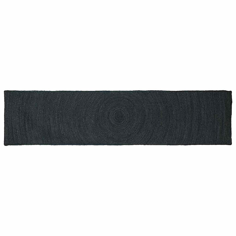 vidaXL Tapetes de área Retangular Cinza Escuro 60 x 200 cm Juta 1