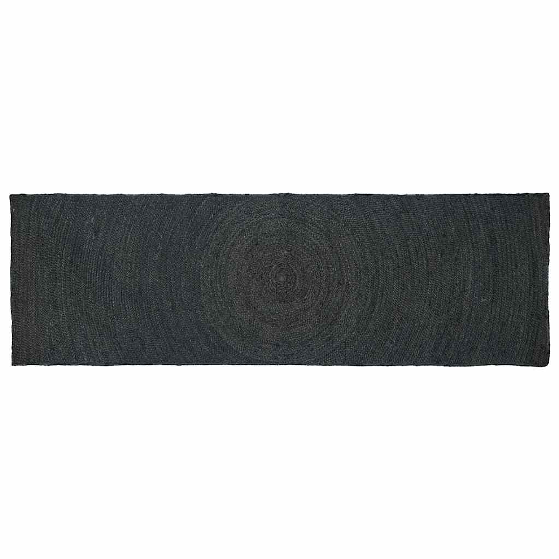 vidaXL Tapetes de área Retangular Cinza Escuro 80 x 250 cm Juta 1