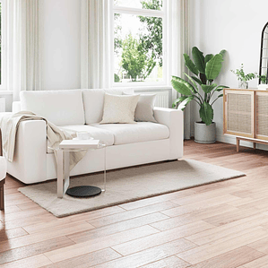 vidaXL Tapete de Pelo Sintético de Coelho Olite Bege 80 x 200 cm