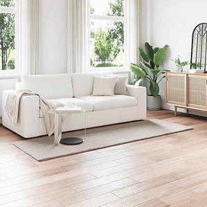 vidaXL Tapete de Pelo Sintético de Coelho Olite Bege 80 x 250 cm