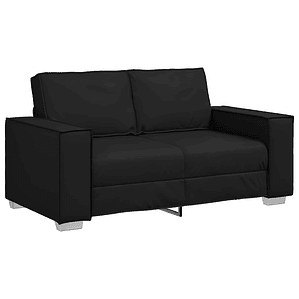vidaXL Sofá Preto 160 x 80 x 84 cm tecido