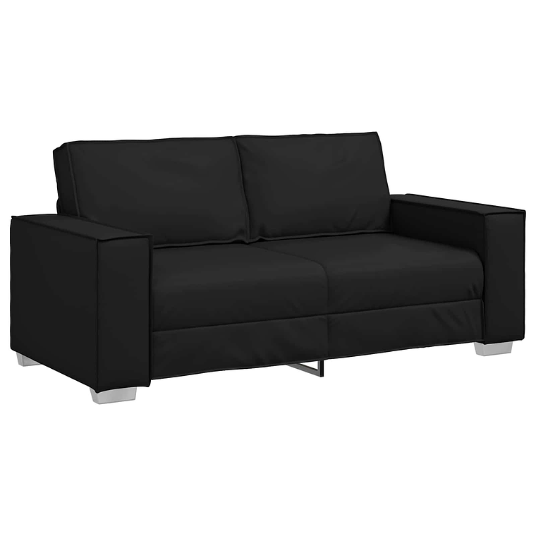 vidaXL Sofá Preto 180 x 80 x 84 cm tecido 1