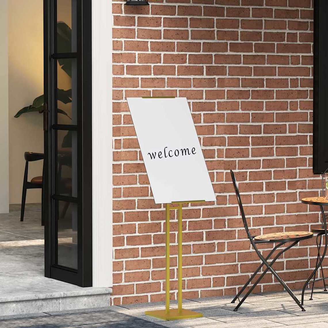 vidaXL Displays de Feira 2 pcs Ouro 26,5 x 26,5 x 150 cm Aço 1