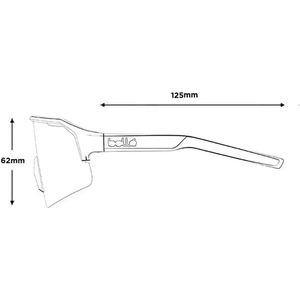 Óculos de Sol Unissexo Bollé BS005007 | Lentes Policarbonato UV400, Ø 140 mm 7