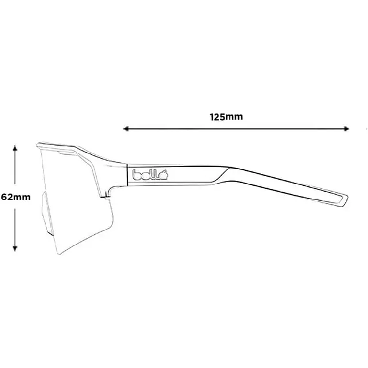 Óculos de Sol Unissexo Bollé BS005007 | Lentes Policarbonato UV400, Ø 140 mm 7