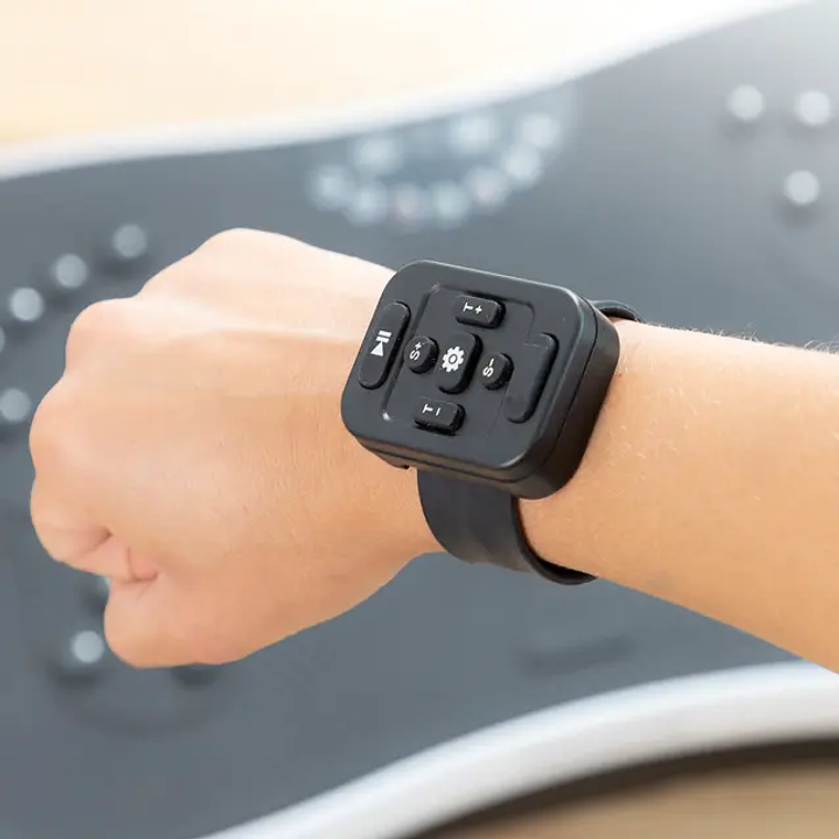 Plataforma Vibratória de Treino Vybeform | 99 Níveis, Elásticos, Acupressão e Controlo Remoto 7