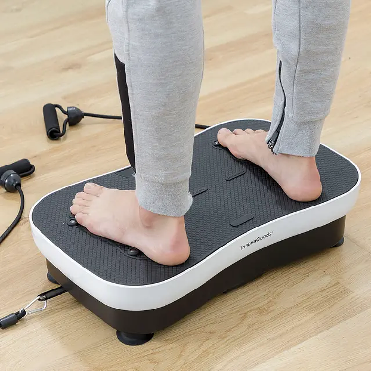 Plataforma Vibratória de Treino Vybeform | 99 Níveis, Elásticos, Acupressão e Controlo Remoto 11