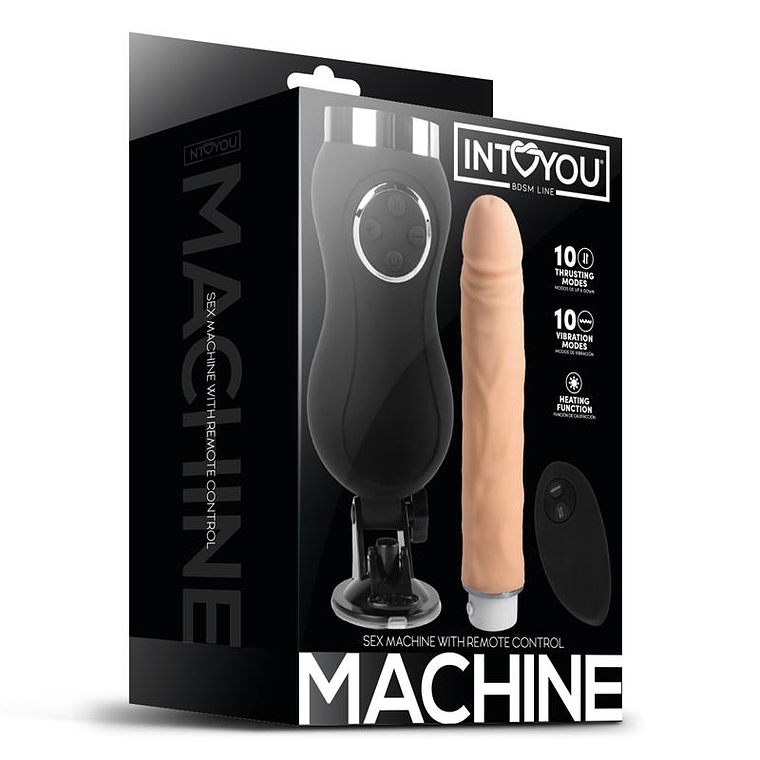 INTOYOU BDSM LINE Sex Machine: O Motor de Prazer com Thrusting, Vibração e Calor Realista 6