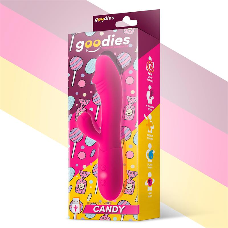 GOODIES Candy: The Essential Vibrator with the Extra Pleasure of Double the Fun 5
