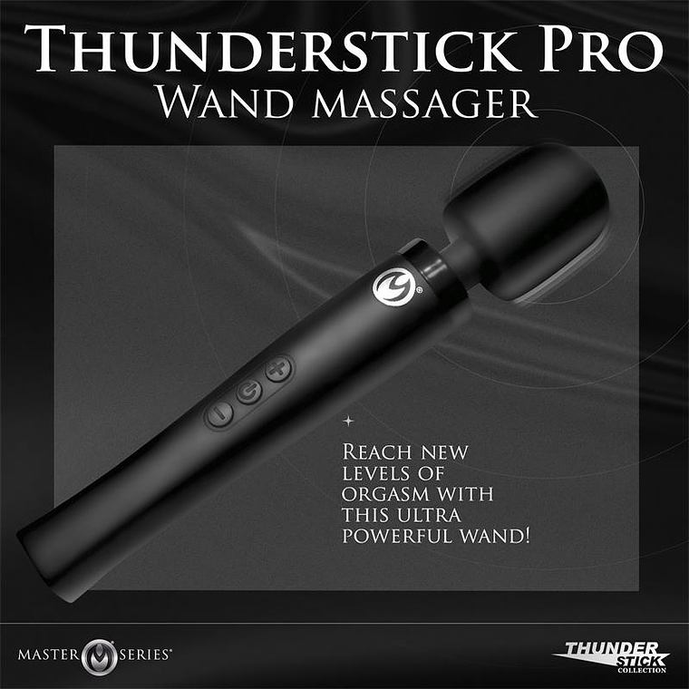 MASTER SERIES Thunderstick Pro: O Massajador Versátil com Pescoço Flexível e 12 Modos de Vibração 9