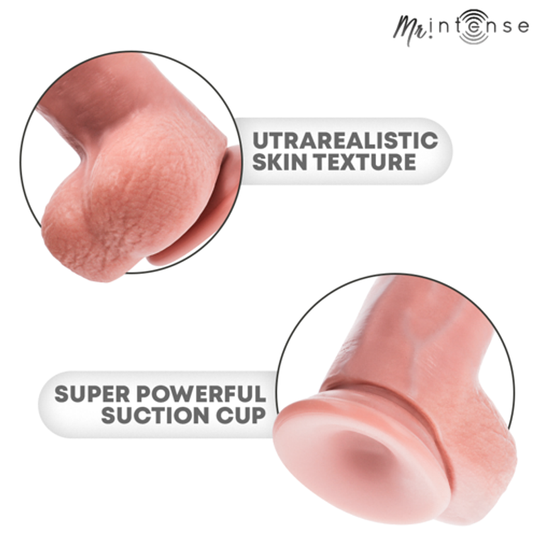 Dildo Realista MR INTENSE Neeson | 27 cm com Ventosa e Testículos 4