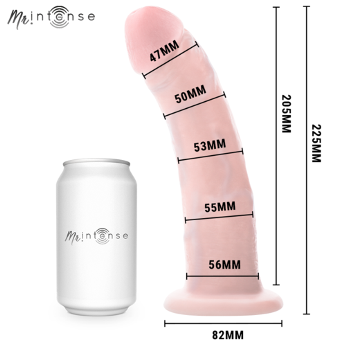 Realistic Dildo MR INTENSE Big Terence | 22.5 cm with Suction Cup 6