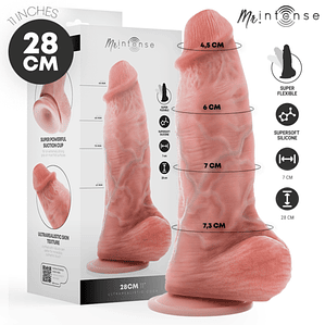 Dildo Extragrande MR INTENSE Spencer | 28 cm Silicone com Ventosa