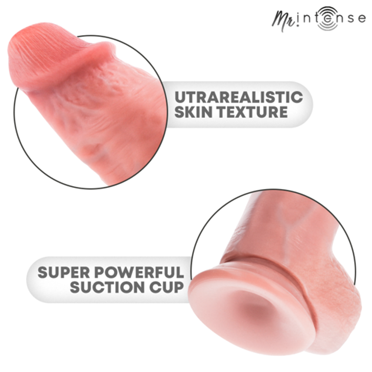 Dildo Extragrande MR INTENSE Spencer | 28 cm Silicone com Ventosa 6