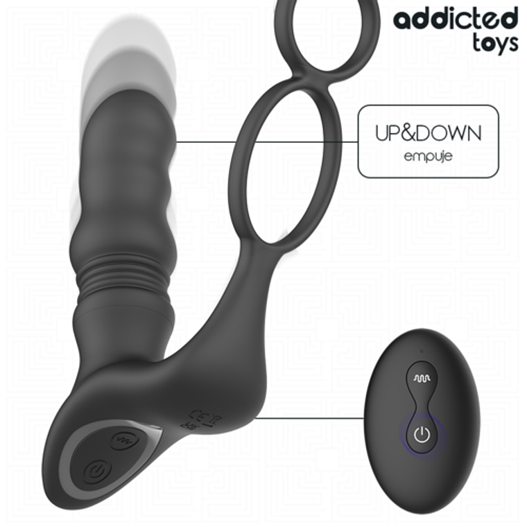 Prostate Massager ADDICTED TOYS | Penetration and Vibration Movements 5