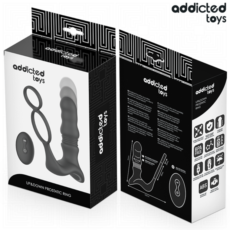 Prostate Massager ADDICTED TOYS | Penetration and Vibration Movements 7