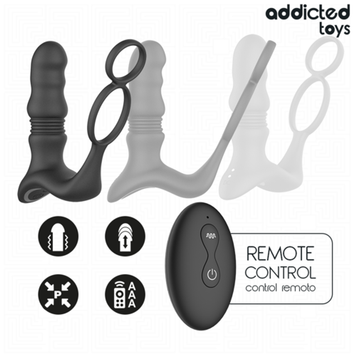 Prostate Massager ADDICTED TOYS | Penetration and Vibration Movements 4
