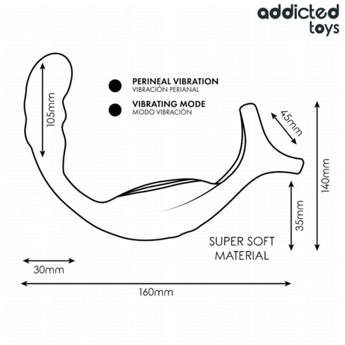 Penis Ring with Prostate Stimulator ADDICTED | Remote Control 6