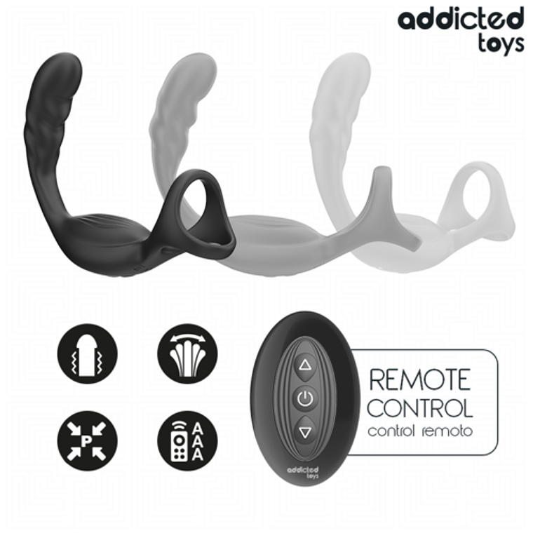 Penis Ring with Prostate Stimulator ADDICTED | Remote Control 5