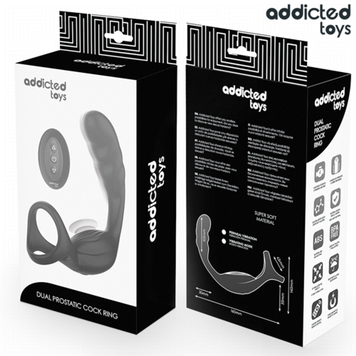 Penis Ring with Prostate Stimulator ADDICTED | Remote Control 7