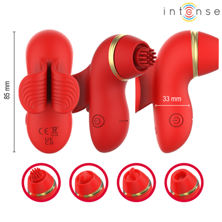 Patty INTENSE 4-Point Stimulator | Suction, Tickling and Licking 4