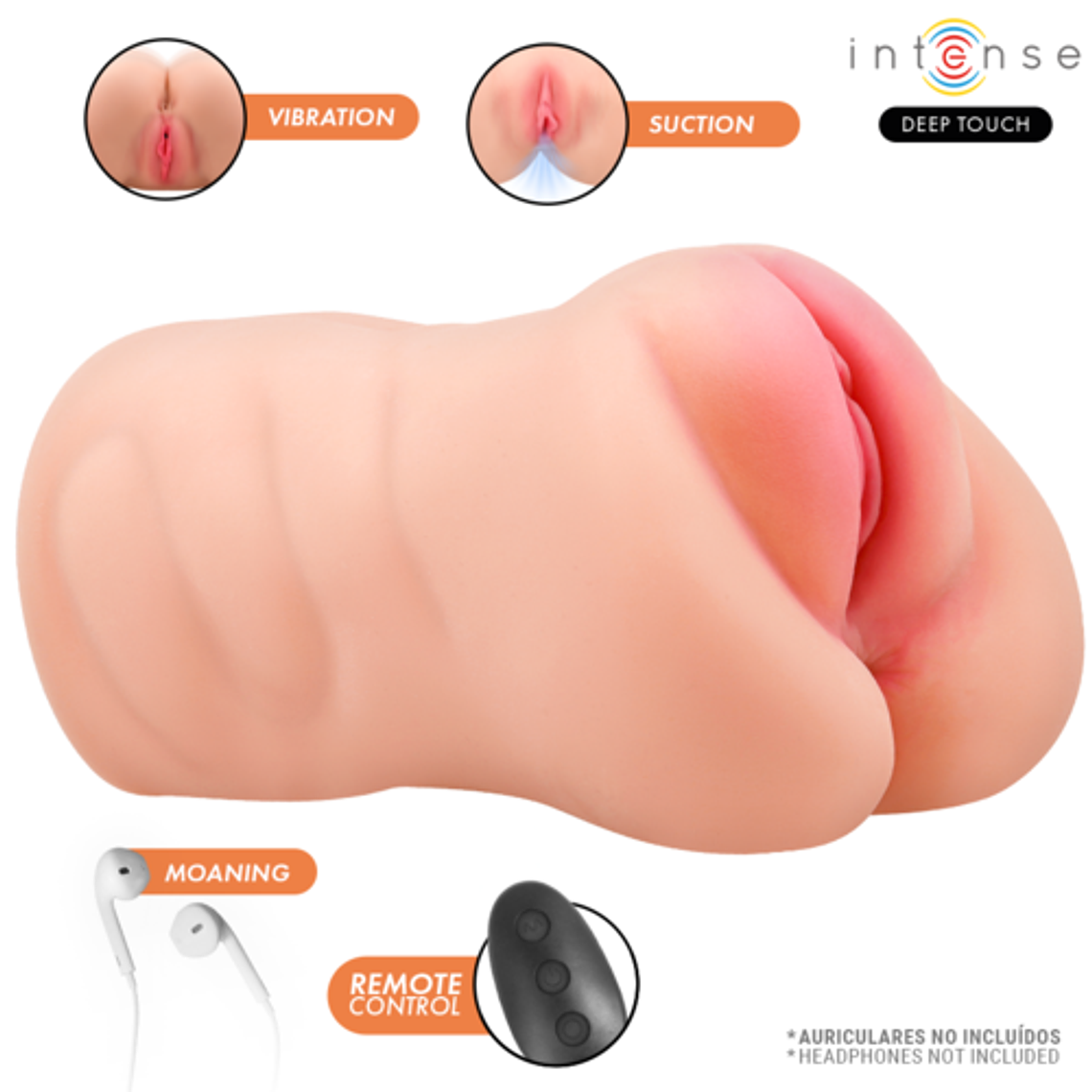 Krista INTENSE Vibrating Vaginal Masturbator | Moans and Remote Control 7