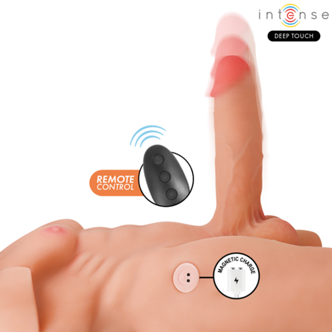 Torso Masculino com Dildo INTENSE Marty | Ânus Vibratório 6.2kg 4