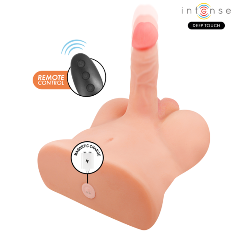 Male Torso with Dildo INTENSE Damien | Vibrating Anus 3.5kg 3