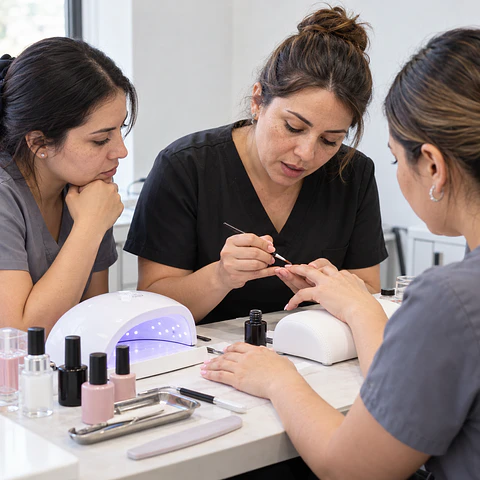 Curso Manicure Semipermanente + Nivelación con Base Rubber