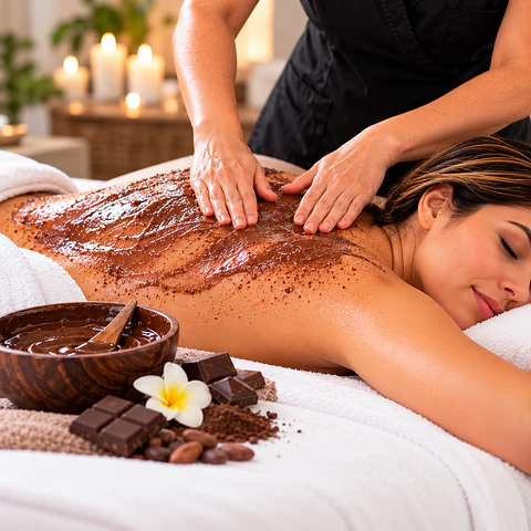 Chocolaterapia + Exfoliación + Masaje Relax Espalda + Regalo