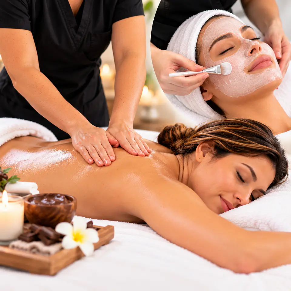 Spa para 1 personas Masaje Relajación + Limpieza Facial 1