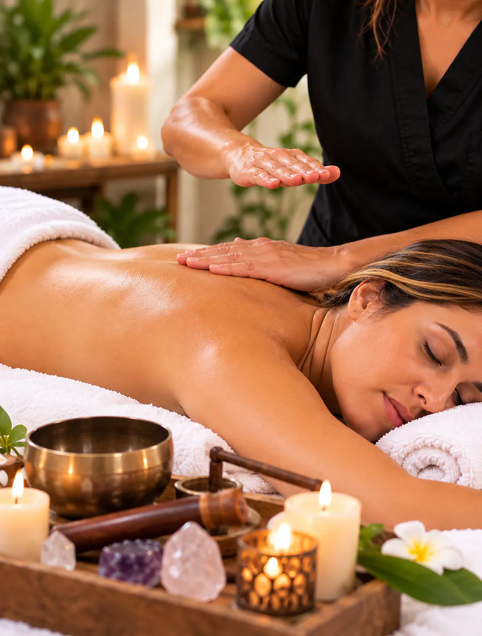 Masaje relajante + Energía Reiki 1