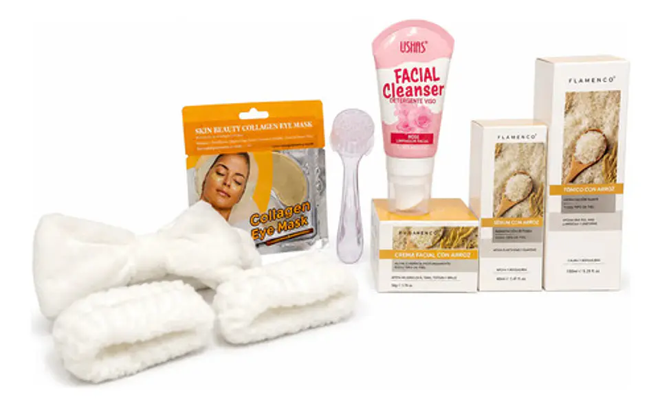 Kit Facial Arroz Hidratante 7 Productos + Spa De Regalo 1