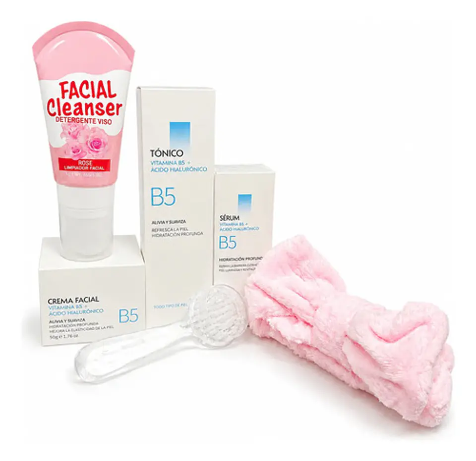 Kit Facial B5 Hidratación Profunda + Cintillo Regalo 1