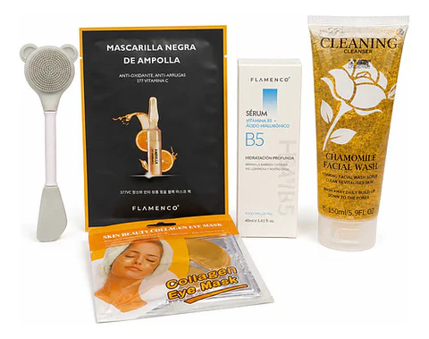 Kit Facial Vitamina C B5 Ácido Hialurónico