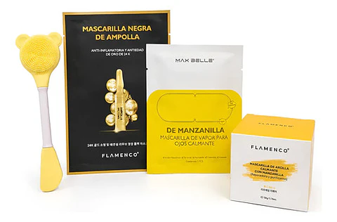 Kit Facial Calmante Oro 24k Arcilla Manzanilla