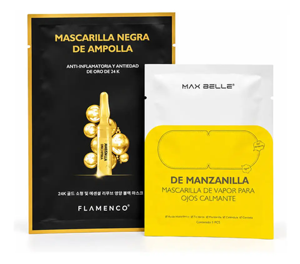 Kit Facial Calmante Oro 24k Arcilla Manzanilla 4
