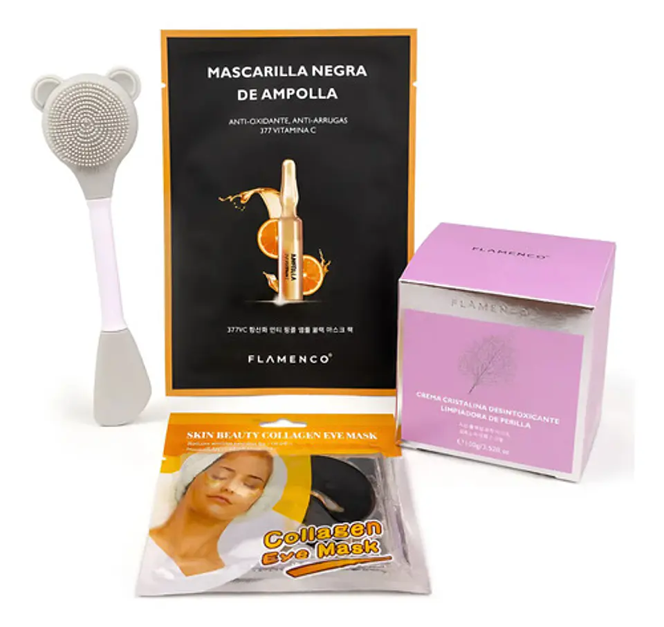 Kit Facial Vitamina C Perilla Parches Colágeno 1