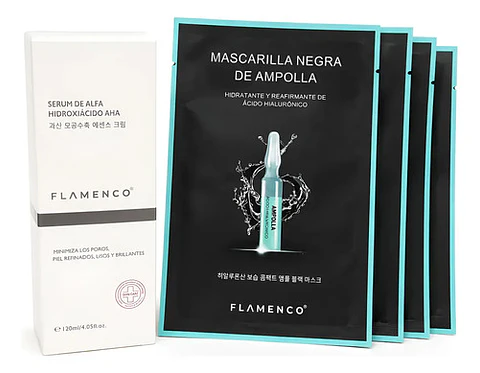 Kit Facial AHA Ácido Hialurónico Hidratación Poros