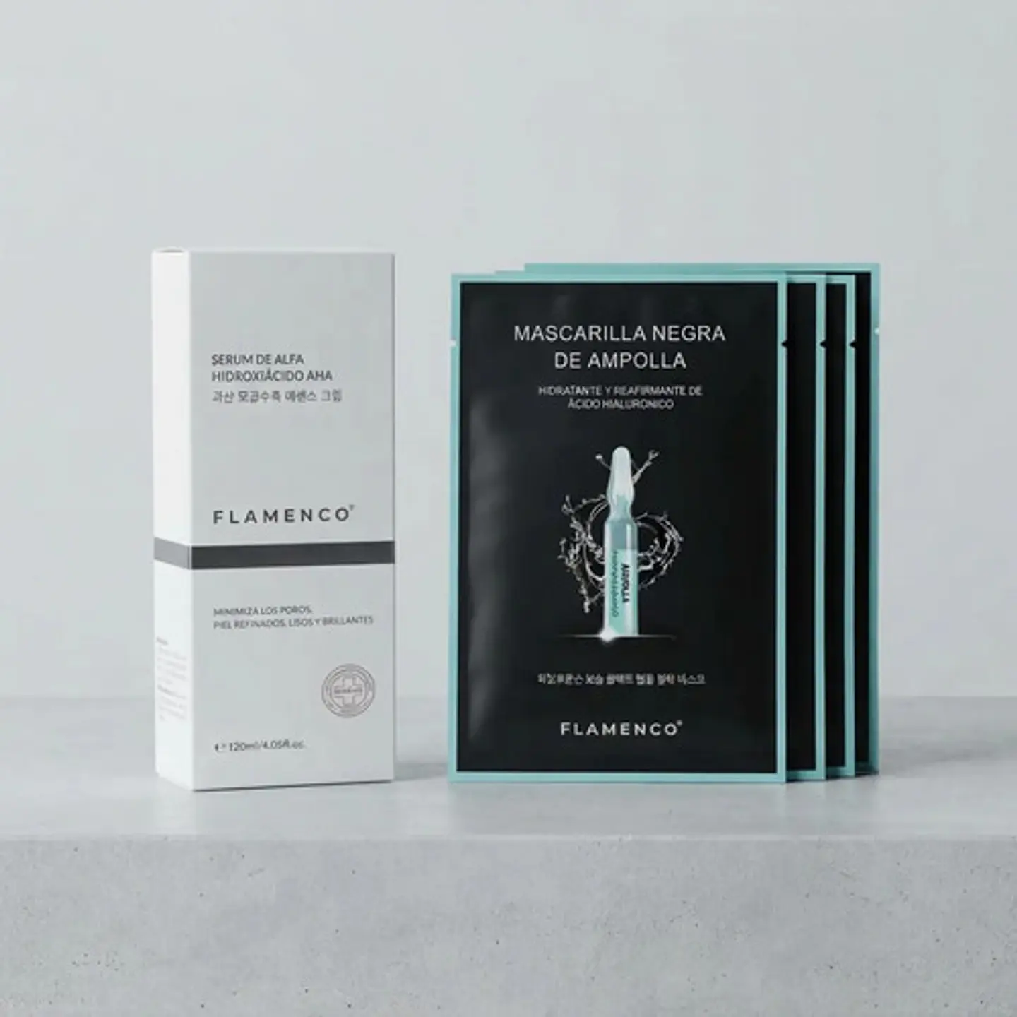 Kit Facial AHA Ácido Hialurónico Hidratación Poros 2