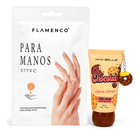 Kit Manicure Mascarilla Manos Vitamina C Chocolate