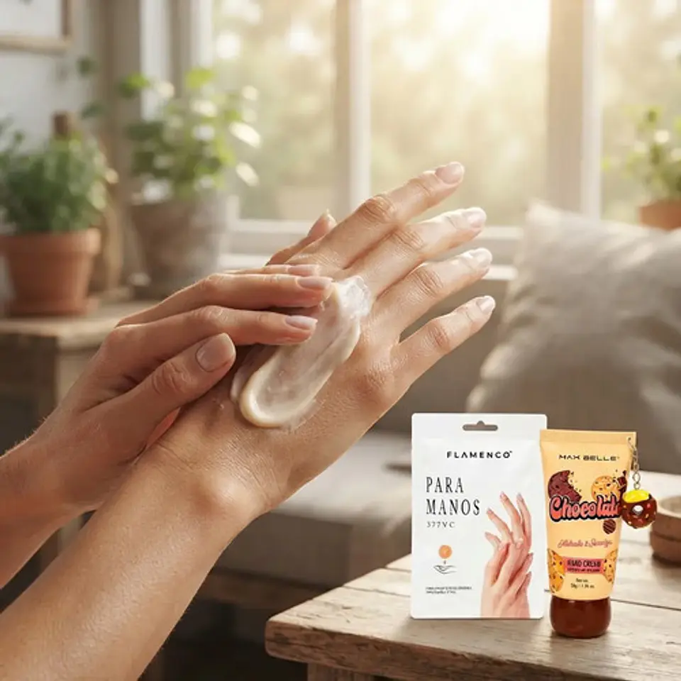 Kit Manicure Mascarilla Manos Vitamina C Chocolate 2