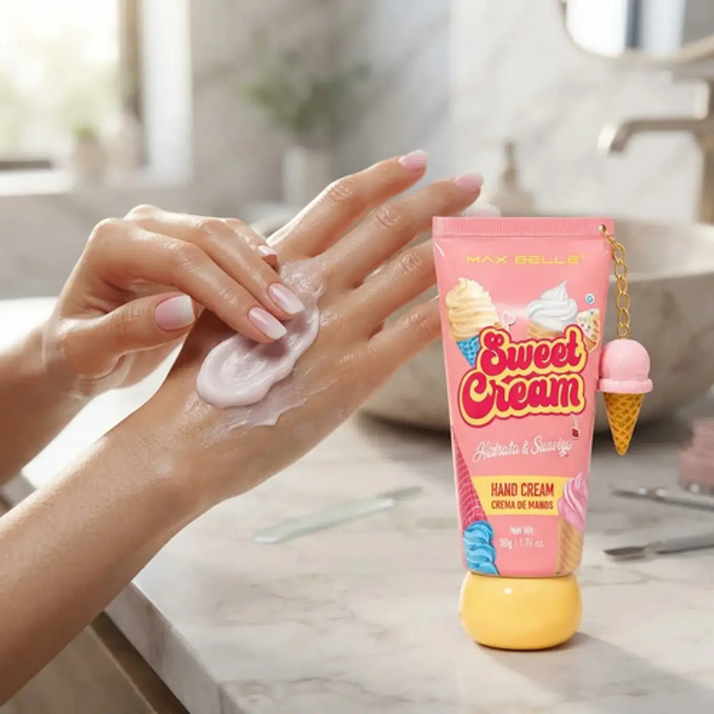 Kit Manicure Manos Hidratación Rosas Hand Cream 2